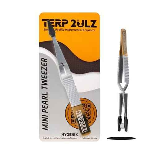 4-Inch Reverse-Action Tweezer with Heat-Resistant Silicone Grip | Precision Triangle Head | Ideal for Handling Small Accessories | Durable & Easy to Use