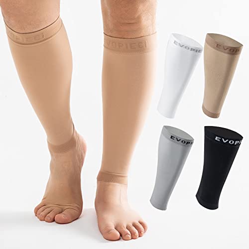 15-20mmHg 20 Pair Men and Women Wide Calf Sleeve Brace Compression Socks for Leg Support, Pain Relief