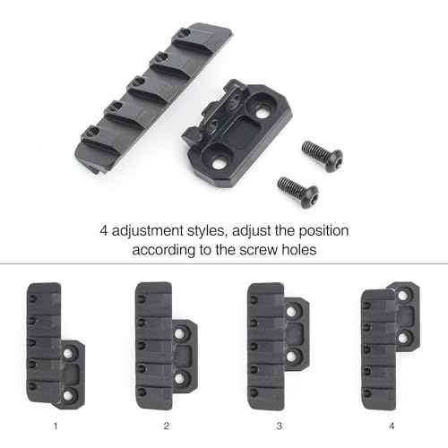 45 Degree Offset Mlok/Keymod Rail Light Mount for M300 M600 Serises Scout Light Weaponlight, Adjustable Positions Offset Tactical Flashlight Mount, Fit for Mlok Keymod Rail