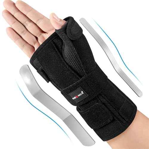 NEENCA Carpal Tunnel Wrist Brace with Thumb Support, Medical Grade Night Support Thumb Spica Splint for Arthritis, Tendonitis & De Quervain¡¯s ((XL/XXL/XXXL, Right Hand))