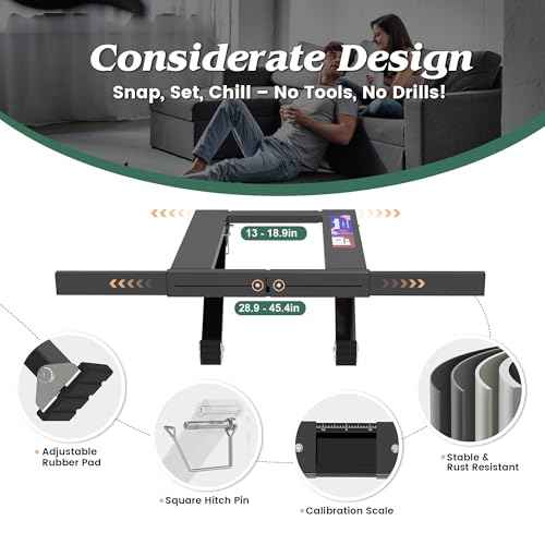 Upgraded No-Drill Window AC Bracket, Adjustable Window Air Conditioner Support for Single/Double Hung Windows, Heavy-Duty Holds 250lbs,Easy Installation, Rustproof Aluminum, Renter Friendly