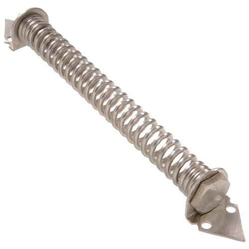 Hardware Essentials 851838 Stainless Steel Self-Closing Gate Spring, Adjustable Tension,