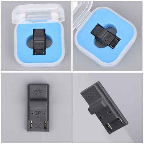 RCM Tool Clip, RCM Jig Clip Compatible with Switch Console Short Circuit Tool for Switch Recovery Mode Accessories (Black)
