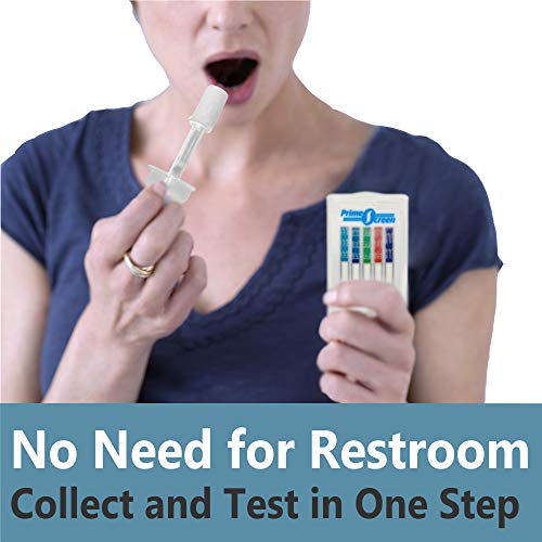 Prime Screen [25 Pack] 6 Panel Oral Saliva Drug Test Kit, Employment and Insurance Testing (AMP, COC, MET, OPI, PCP, THC) - ODOA-166