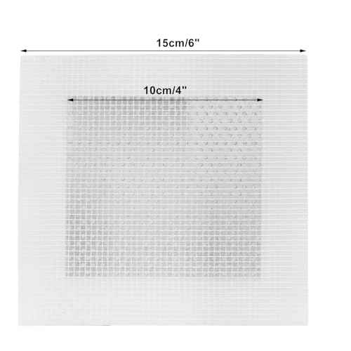 6Pcs Drywall Repairs Patch,4 x 4 Inch Drywall Repair Kit, Self Adhesive Wall Hole Repair Kit for Damaged Drywall or Ceiling