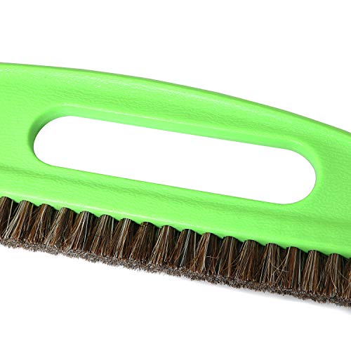 Wallpaper Paste Brush 270x80mm/10.63x3.15inch Horse Hair Wall Paper Smoothing Brush Wall Paste Smoothing DIY Decorating Smoother Tool Green