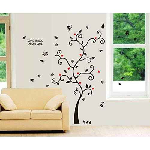 Kiddale DIY Photo Tree Wall Decals,Removable PVC Adhesive Family Wall Stickers Mural Art Home Decor