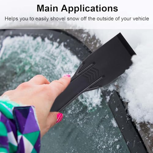 5 Pcs Plastic Putty Knife, 2 Inch Black Plastic Putty Knife Scraper Flexible Plastic Knives Putty Knife Set for Taping Drywall Wall Painting Plastic Scraper For Spackling Patching Flexible Putty Knife