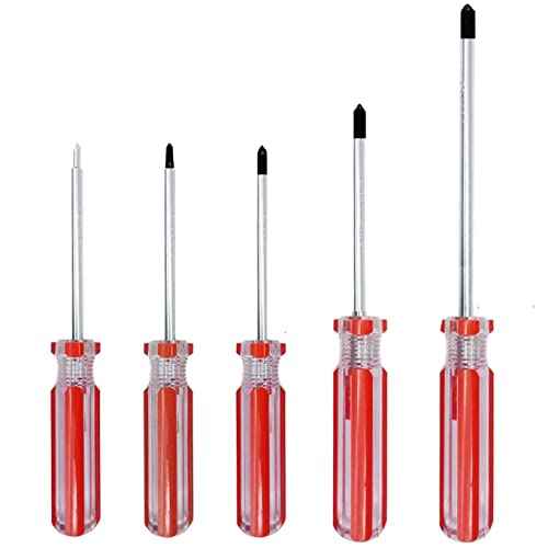 Triwing Screwdriver Set 5 Sizes 1.5mm 2mm 3mm 4mm 5mm, 5in1 3 Point Screwdriver Kit Magnetic Point Y Shaped Tri Point Tip Screwdriver Set