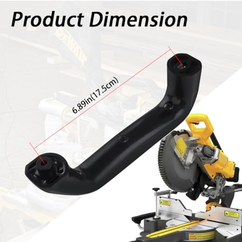 N729776 Saw Handle Compatible with DeWalt Miter Saw DWS779 DCS361M1, DCS361B(1x Black Saw Handle)