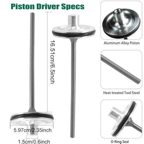 2PC 888-033 Aftermarket Piston Driver For Hitachi NV90AG Coil Nailer, Replacement Piston 888-033 for Metabo NV90AGS Coil Nailer Replaces SP 888033, 888033 Piston Driver