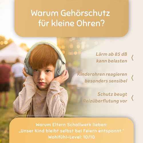 Schallwerk ¢ç Noise Protection Headphones for Kids ? Ear Protection for Kids, Toddlers, and Babies