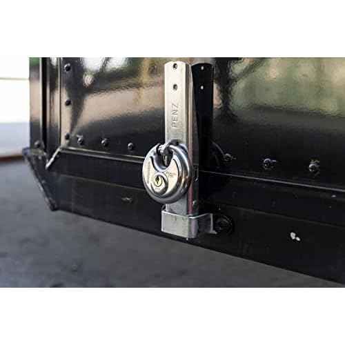 BRINKS ? 70mm Keyed Alike Heavy Duty Shielded Discus Padlock ? 3 Pack- Chrome Plated Security Lock for Storage Shed, Garage, Lockers, Toolboxes, Construction Site Storage and More
