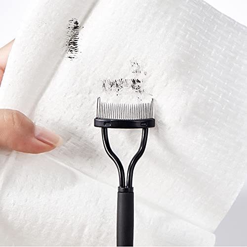 4 Pcs Eyelash Separator Tool Mascara Brushes Eyelash Comb Separator Definer Lash Comb for Combing, Separating Lashes - Pink&Black