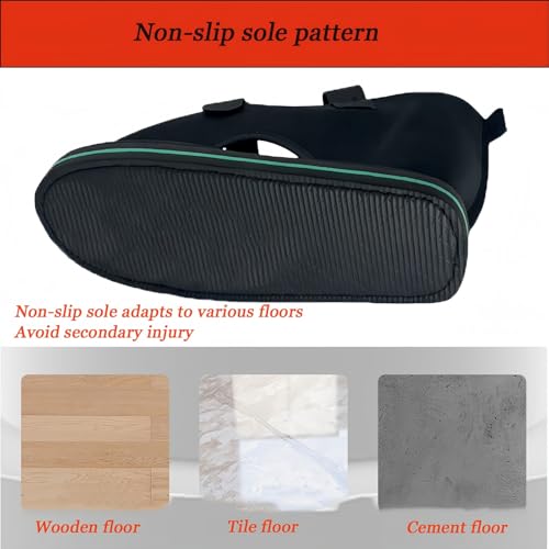 Adjustable plaster shoes postoperative shoes, medical walking shoes with Magic sticker, suitable for foot sprains, ankle fractures, toes, suitable for left and right feet(XL)
