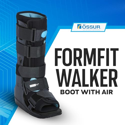Ossur Formfit Walker Boot with Air - Medical Grade Walking Boot for Broken Foot, Sprained Ankle & Stable Fractures | Breathable Walker Boot for Strains, Sprains & Immobilization (Low Top/X-Small)