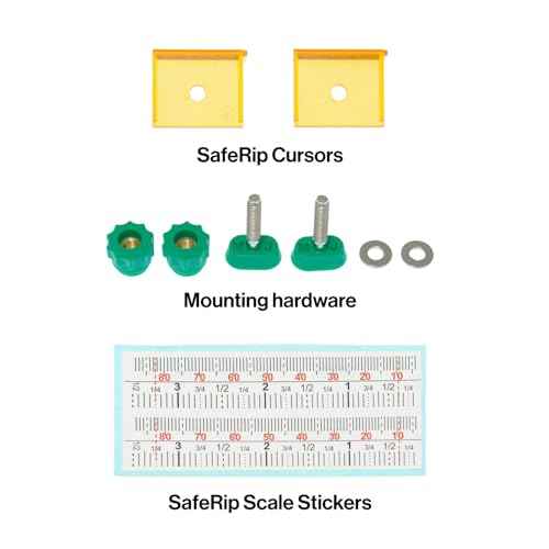 MICROJIG Grr-ripper Safe Rip Upgrade Kit, GRSR-P50K2, Compatible with GRR-RIPPER 3D Pushblock, Table Saw Safety