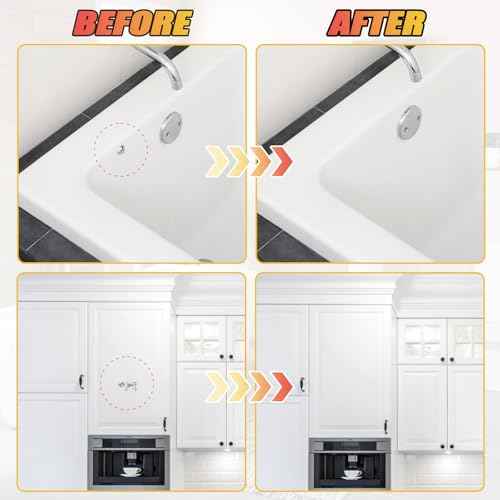 White Touch Up Paint, Multi Surface Touch up Paint Pen for Wall, Door, Cabinets, Wood, Furniture (2.0 Ounxce)