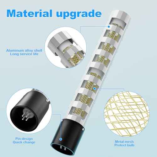9-inch Bulb Replacement Part for RGF REME Halo PHIC-RH air Purifier, Adjustable Output 9-inch Bulb Replacement Unit