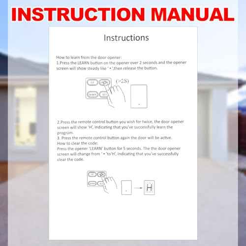 Kingdder 6 Pcs Garage Door Remote Compatible with M12 Garage Opener Transmitter for Automatic Swing Sliding Opener Security Door