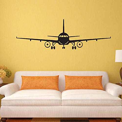 Airplane Wall Stickers DIY Airplane Wall Stickers Boys Art Decorative Wallpaper Biplane Silhouette Stickers Suitable for Families Children's Rooms Gifts for Boys