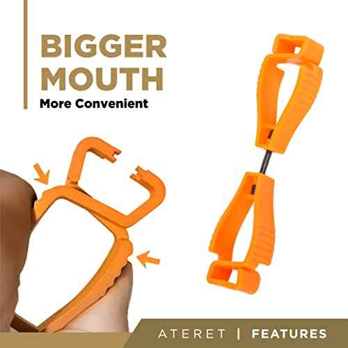 ATERET Gloves Clips for Work Gloves, Gloves Holder For Work, Construction, Outdoor