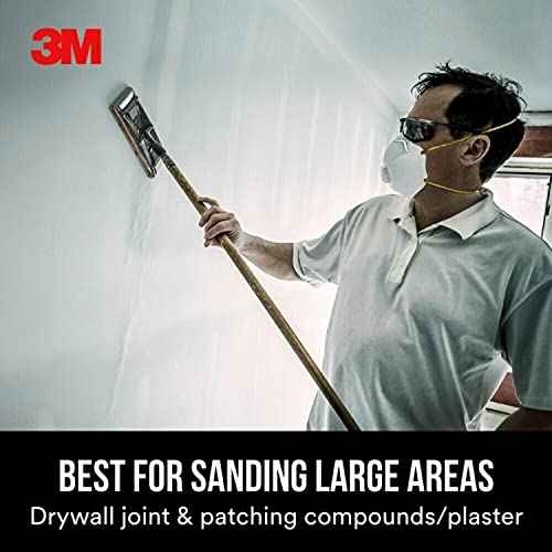 3M Drywall Sanding Sheets, Medium-Grit, 4.1875 in x 11.25 in, 5-Sheets (9092DCNA)