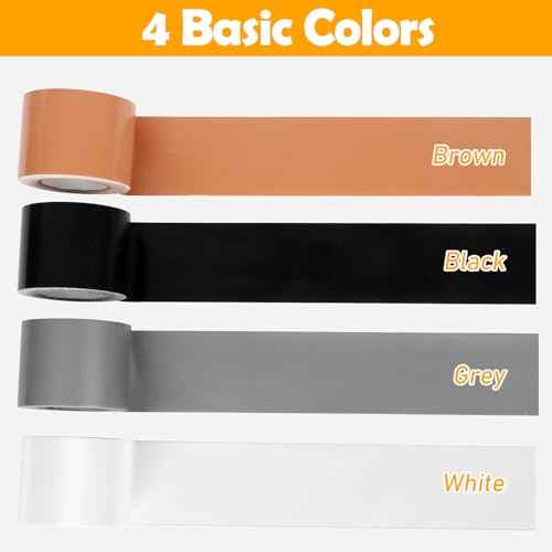 Duct Tape 4 Colors, 2 Inch Width x 9 Yards Duct Tape Heavy Duty, Strong Adhesion Multi-Pack Tape For Patching, DIY, Arts Activities, Marking, Industrial, Labeling, Patching, Kids Crafts - 4 Packs