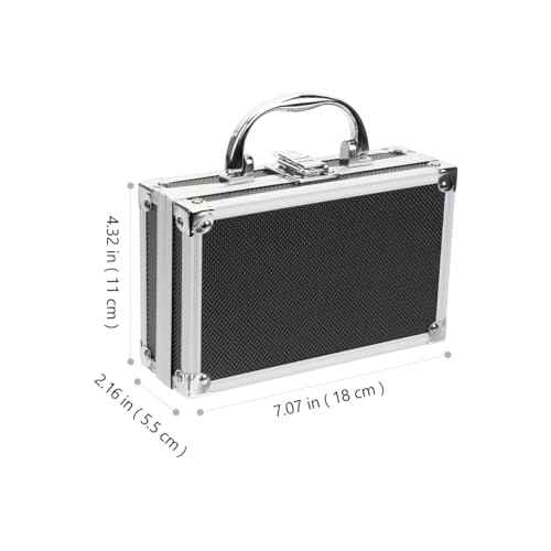 GANAZONO Metal Tool Box Metal Tool Box Vessel s Aluminum Case Pick Up Truck Bed Trailer Family Box Organizer Storage Box for Home Multis
