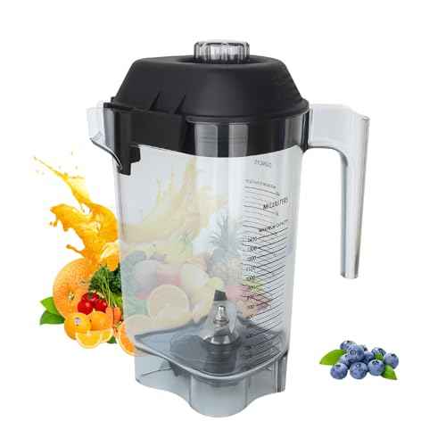 Blender Pitcher 48oz Compatible with Quiet One VM0145 36019 15978 BarBoss Drink Machine Advance Commercial Blender Pitcher Cup Parts, 16016 48 oz Advance Container VM0100A Jar -3 YR Support