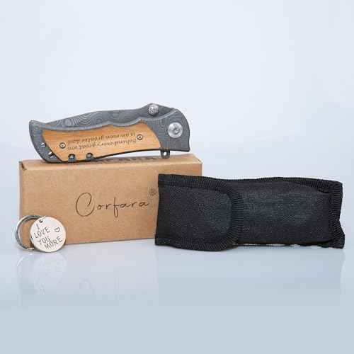 Father of the Groom Wedding: Behind Every Great Son Is an Even Greater Dad Pocket Knife, Thank You Gifts for Dad on Wedding Day