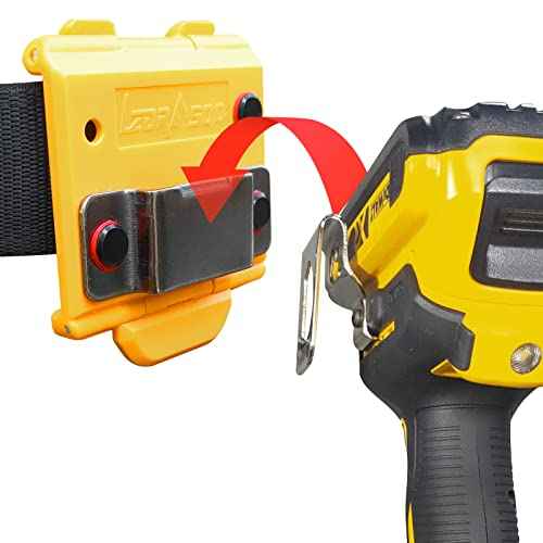 Tape Measure Holder with mini Tool Leather Holder, Tactical Cordless Tool Belt Clip Holder, Holster with Belt Clip Hook