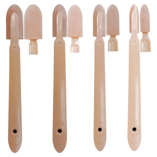 Silicone sealant precision processing tool for caulking, applicator, spatula applicator, rubber tool 4-piece set+1 shovel