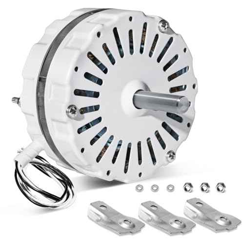 F0510B2944 Attic Ventilation Fan Motor, Compatible with Lomanco 2000 and 1800 Series Attic Ventilation Motors, Replacement F0510B2497 A0416B2059 A0510B2389 (Universal Kit Included)