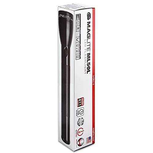 Maglite ML50L LED 3-Cell c Flashlight in Display Box, Black