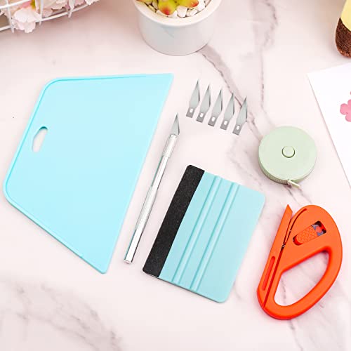 GIRAFVINYL Wallpaper Tools for Peel and Stick Wallpaper,Wallpaper Smoothing Tool Kit Window Squeegee for Contact Paper,Wallpaper Peel and Stick,Window Tint Kit