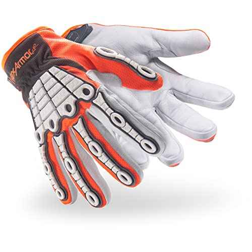 HexArmor Cut-Resistant Impact Protection Breathable Work Gloves | Chrome SLT ¢ç Series 4073