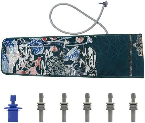 Extra Large Blood Pressure Cuff for Big Arms, XXL Bp Cuff(40-66cm) - 6 Different Blood Pressure Connectors are Compatible with Almost All Bp Monitors(Green)