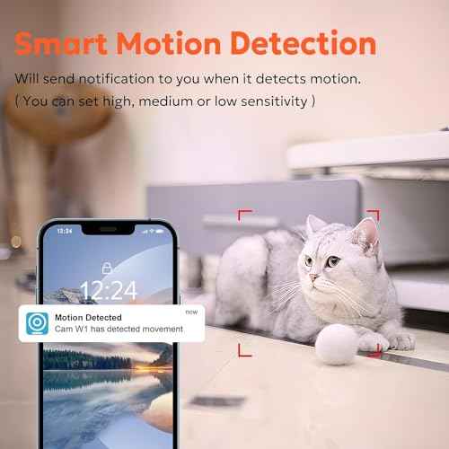 owltron Indoor Camera 2K, 360 Cameras for Home Security with Motion Detection, Baby Monitor with Phone App, 2.4G WiFi Pet Cam with Night Vision & 2-Way Audio