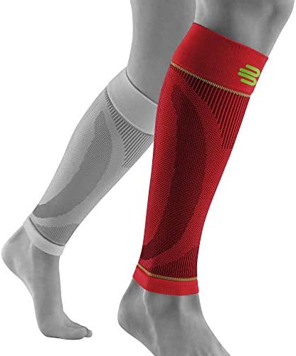 Bauerfeind Sports Compression Lower Leg Calf Sleeves (1 Pair) - Improved Circulation, Airknit Fabric Breathable, Washable