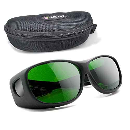 Professional IPL Safety Glasses OD 5+, 200-2000nm Reliable Absorption Filtering Laser Eye Protection Goggles, Anti-fog, UV400 Protection for IPL/OPT Pulsed Light Hair Removal, Beauty therapy