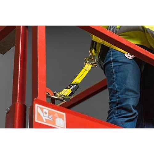Guardian 01250 Non-Shock-Absorbing Lanyard - 2 ft | Self Locking Steel Hooks | ANSI and OSHA Compliant