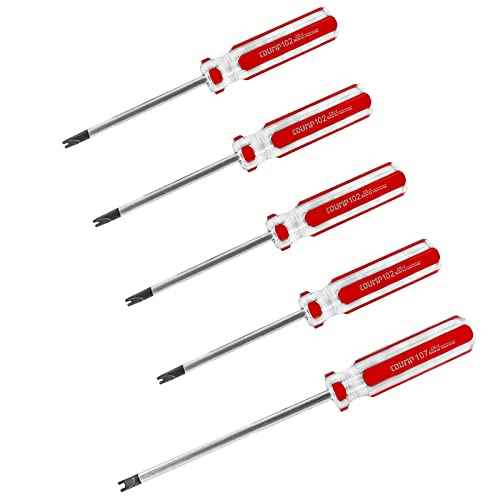 Litoexpe 5 Pcs Magnetic Spanner Screwdriver Set, U-Type Screwdriver Set, Screws Driver Tool, M1.7, M2.0, M2.3, M2.6, M2.8