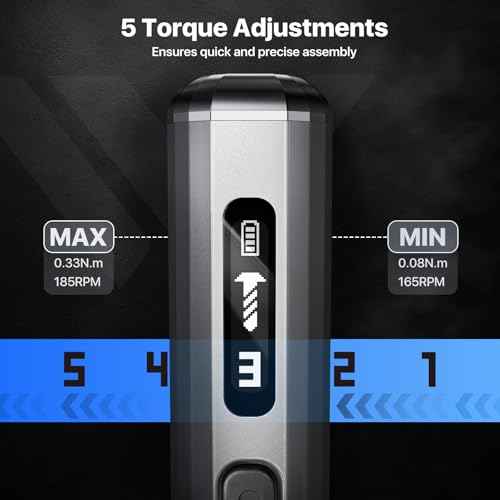 76in1 Mini Electric Screwdriver, [Super Durable] Magnetic Power Precision Screw driver Set, Rechargeable Tiny Cordless Repair Tool Kit, for Eyeglass, Watch, Computer, Ring Doorbell, PS5, More