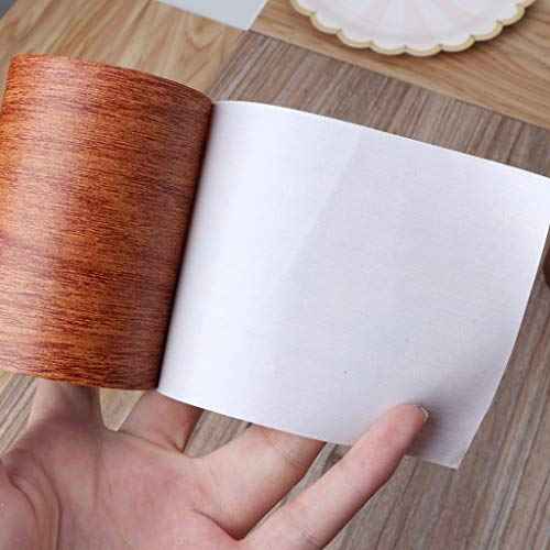 DRINK 3" X15' Realistic Woodgrain Repair Tape Patch Wood Textured Furniture Adhesive Masking Tape