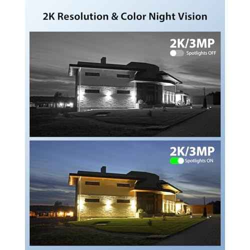 Xega Solar WiFi Camera Outdoor Wireless, 2K PTZ Security Camera with Rechargeable Battery, Color Night Vision, PIR Motion Detection, 2-Way Audio Spotlight & Siren, TF/Cloud Sttorage IP66