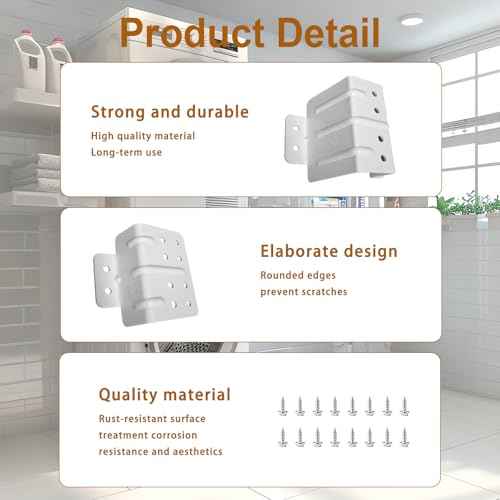 Stacking Kit Compatible with GE Washer Dryer Stack Bracket Kit,Fit For GE Washer GFW550 650 655 850 950 For GE Dryer GFD55 65 85 95, For 28 inch GE Washer and Dryer Stacking Kit