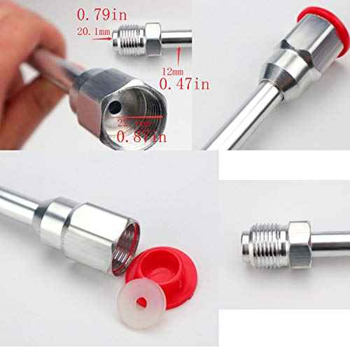 Airless Paint Sprayer Tip Extension Wand Extension Rod for Sprayer Airless Nozzle Extension Spray Gun Paint 2Pcs x 30CM (11.8Inch)
