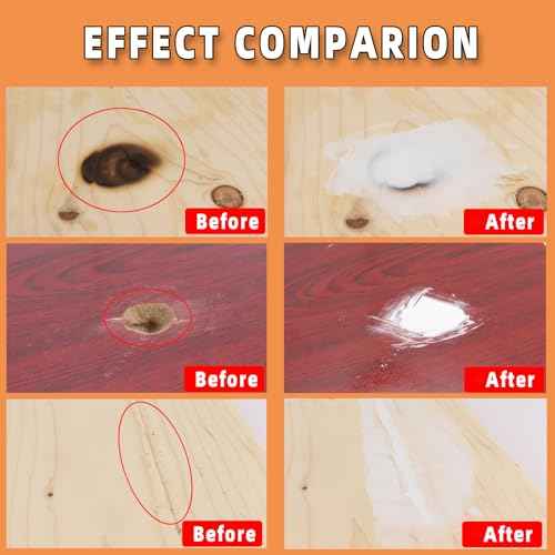 9.87 oz White Wood Filler Stainable and Paintable,Wood Repair Kit for Quickly Repair Any Breaks,Cracks, Chips and Defects in Wooden Furniture,Easy to Use and Sand