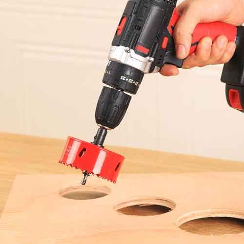 6 in. Bi-Metal Hole Saw Drill Bits - Versatile and Durable Hole Cutter for Wood, Plywood, Plaster Drywall, Ceiling, Plastic Pipe, PVC and Thin Metal - Includes Arbor & Pilot Bit (152mm)